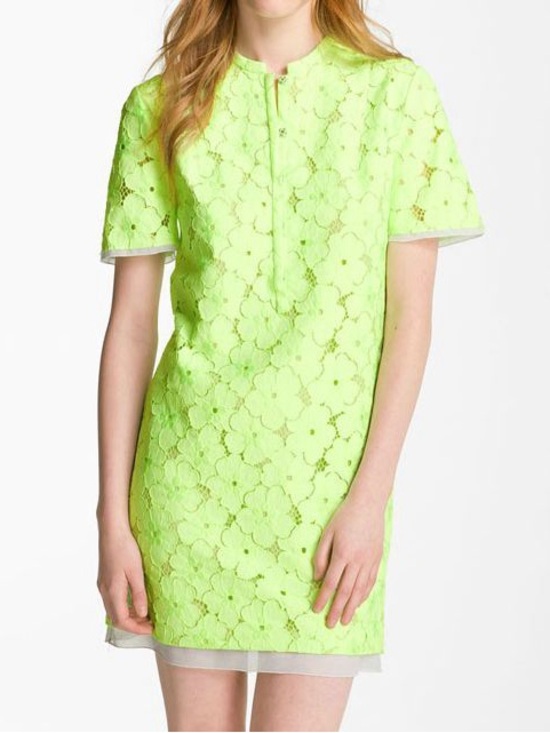 Diane Von Furstenberg Dresses & Skirts - NWOT Diane von Furstenberg Neon Yellow Warner dress- size 6
